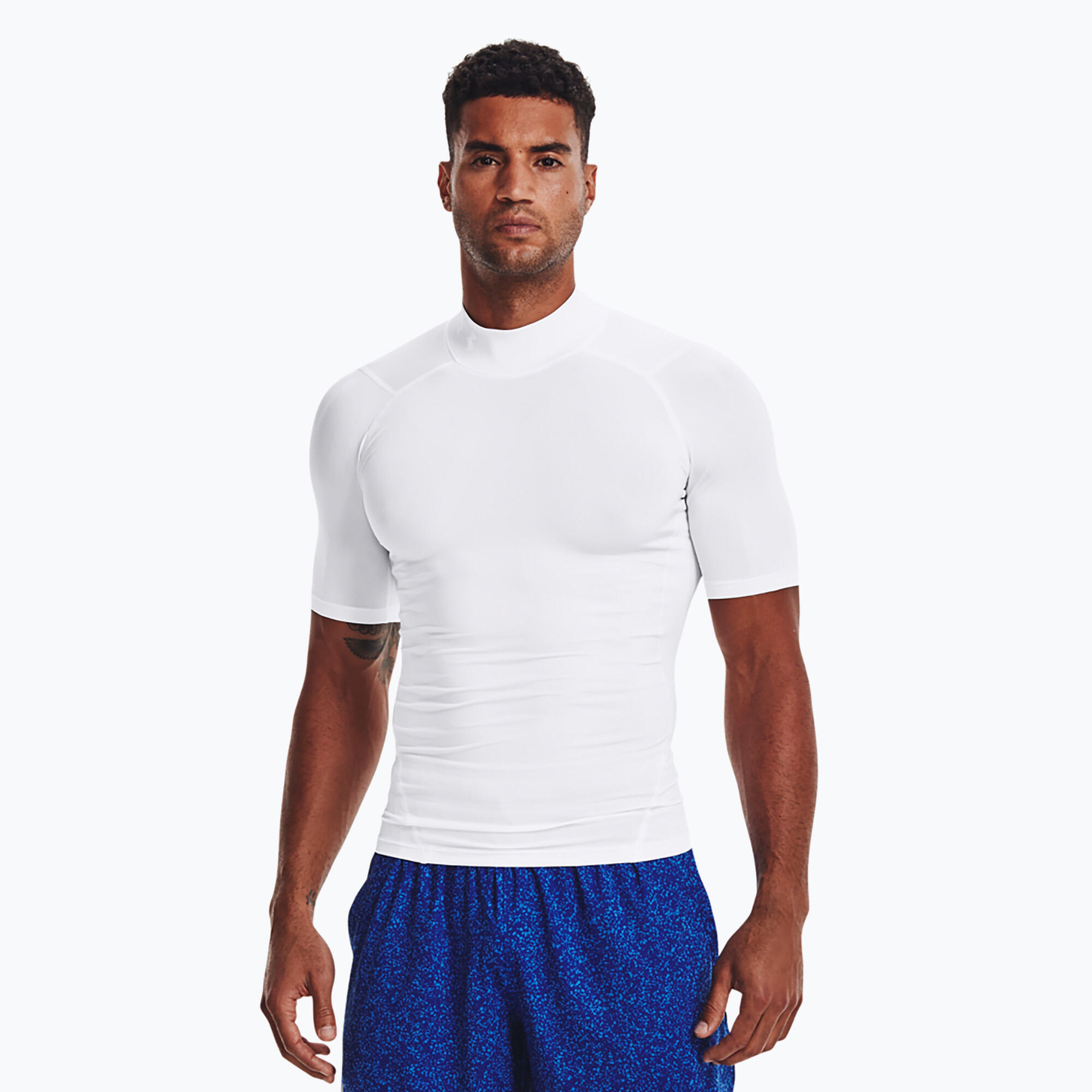 T-shirt da allenamento Under Armour Heat Gear Armor Comp Mock da uomo 5/7