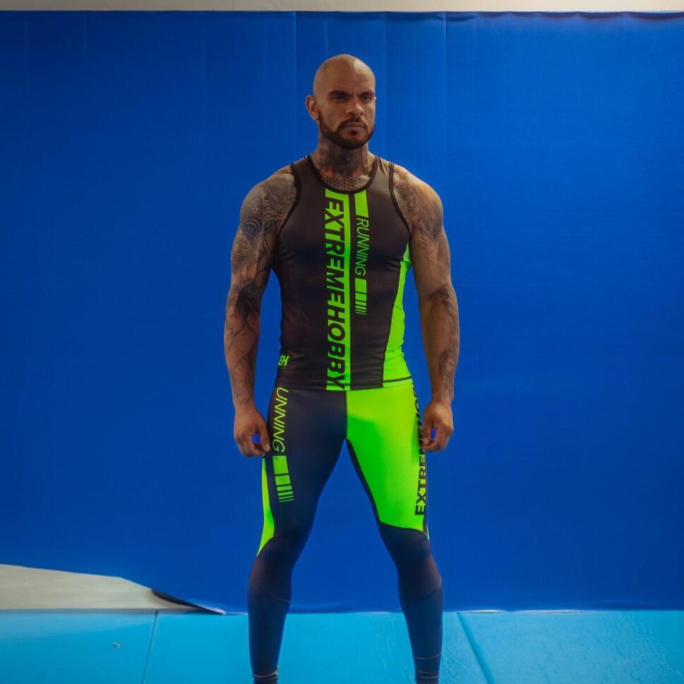 Legginsy do biegania męskie EXTREME HOBBY DRAFT