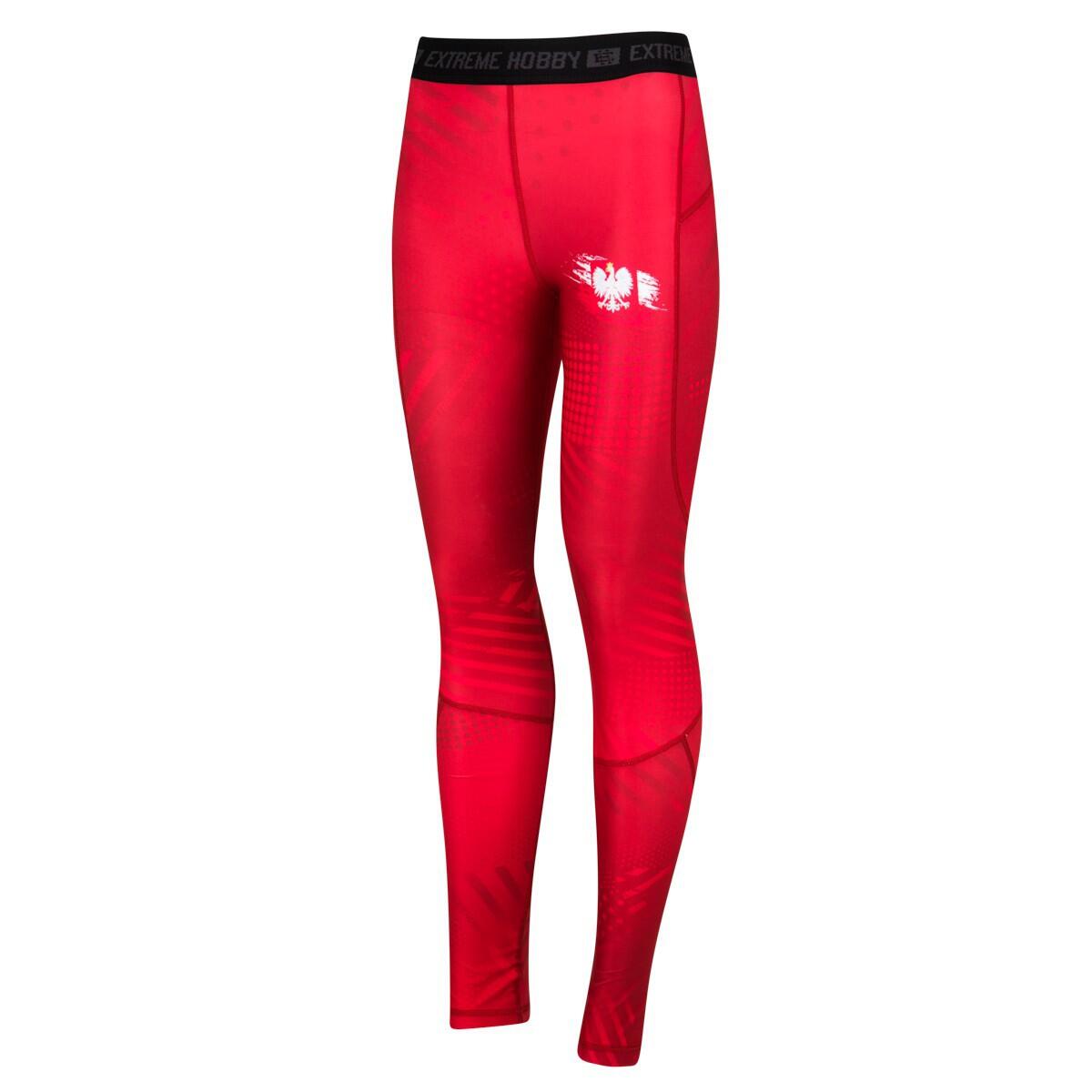 Extreme Hobby - Leggings De Sport Pour Femmes Extreme Hobby Polska Prime - Collant - Rouge - 38 S - Decathlon