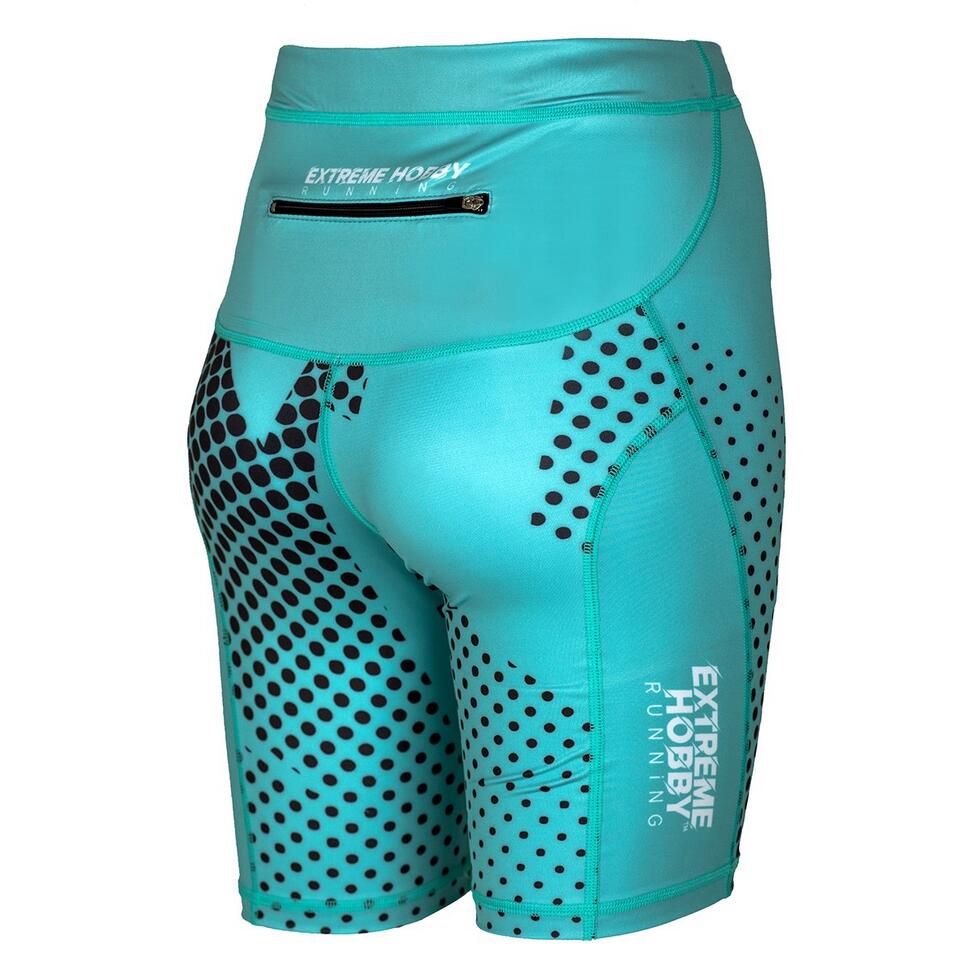 Legginsy krótkie do biegania damskie EXTREME HOBBY 1/3 HALFTONE