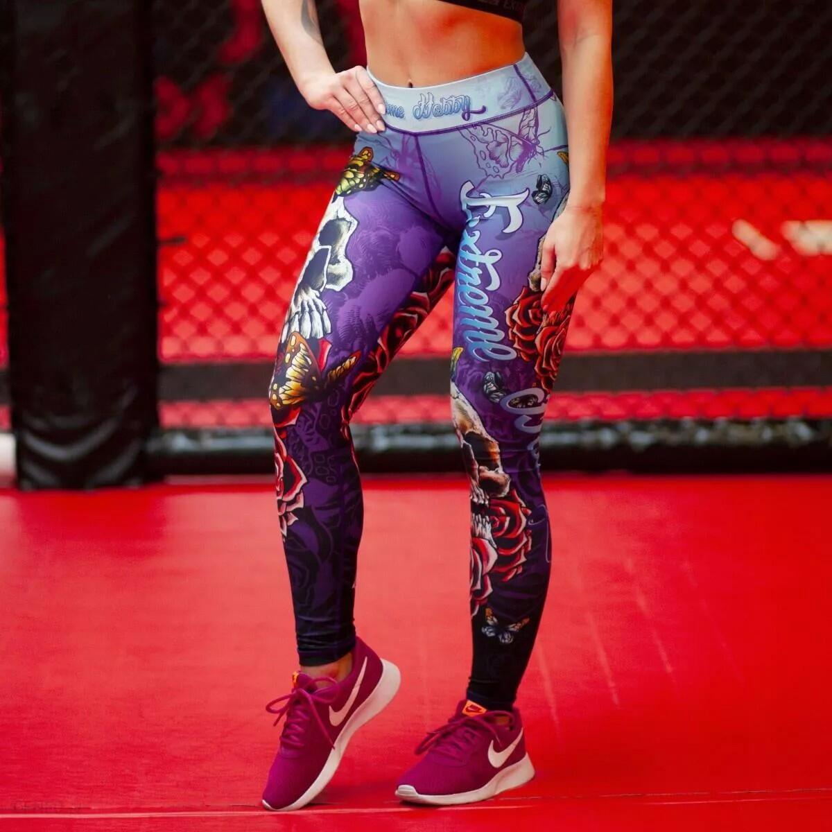 Leggings sportivi da donna EXTREME HOBBY SKULL 2 3/7