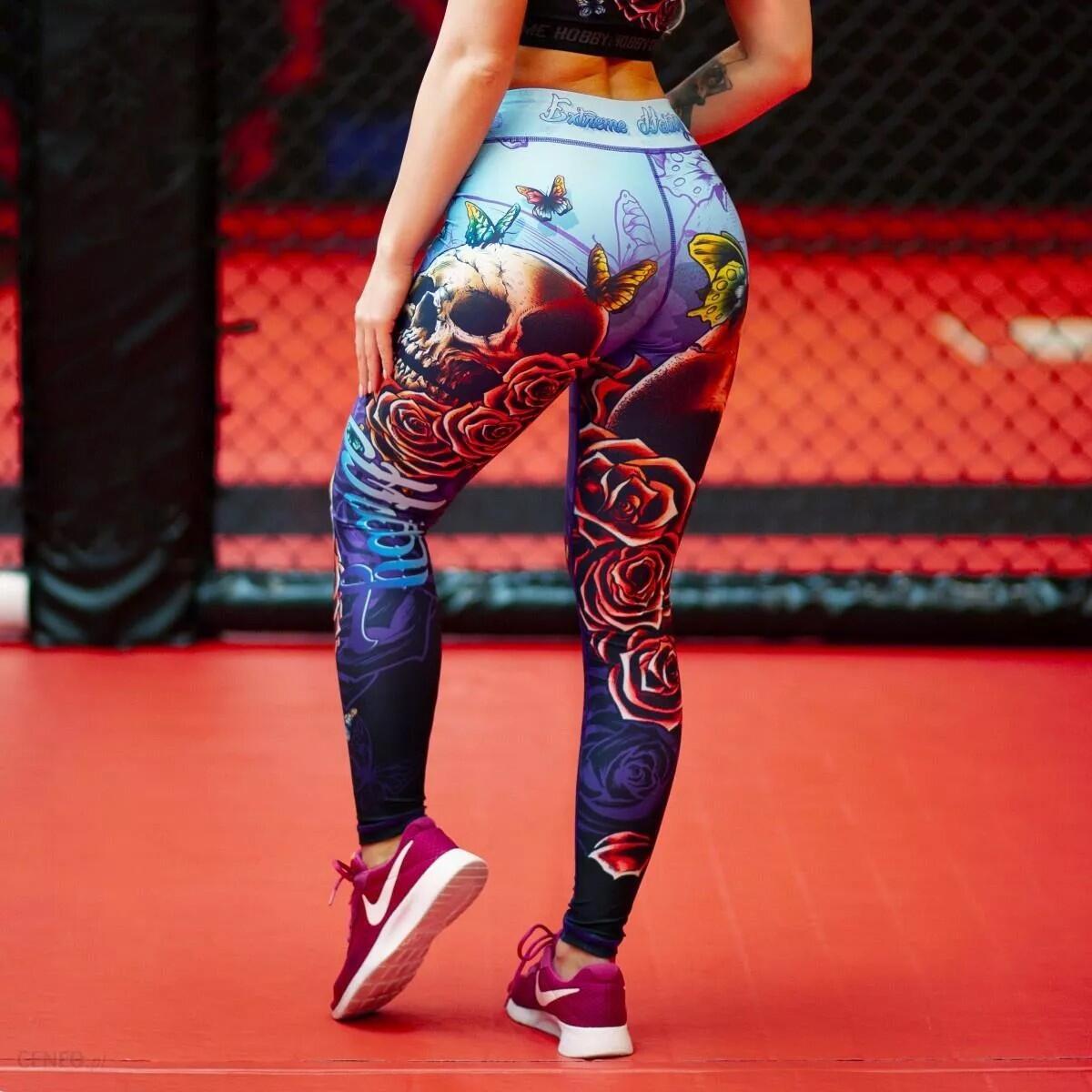 Leggings sportivi da donna EXTREME HOBBY SKULL 2 4/7