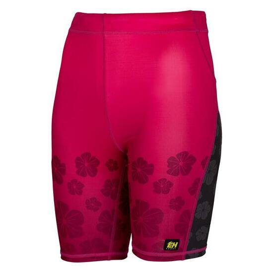 Legging court pour femmes de running EXTREME HOBBY 1/3 FLOWERS