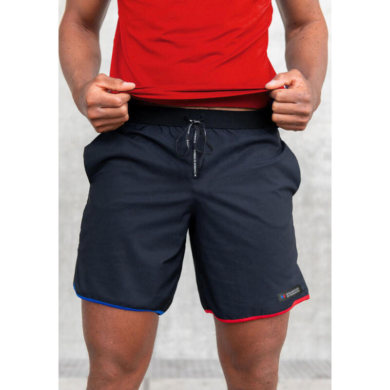 Short Le tricolore Noir Homme