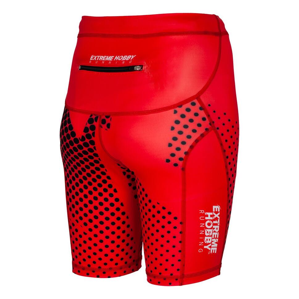 Legginsy krótkie do biegania damskie EXTREME HOBBY 1/3 HALFTONE