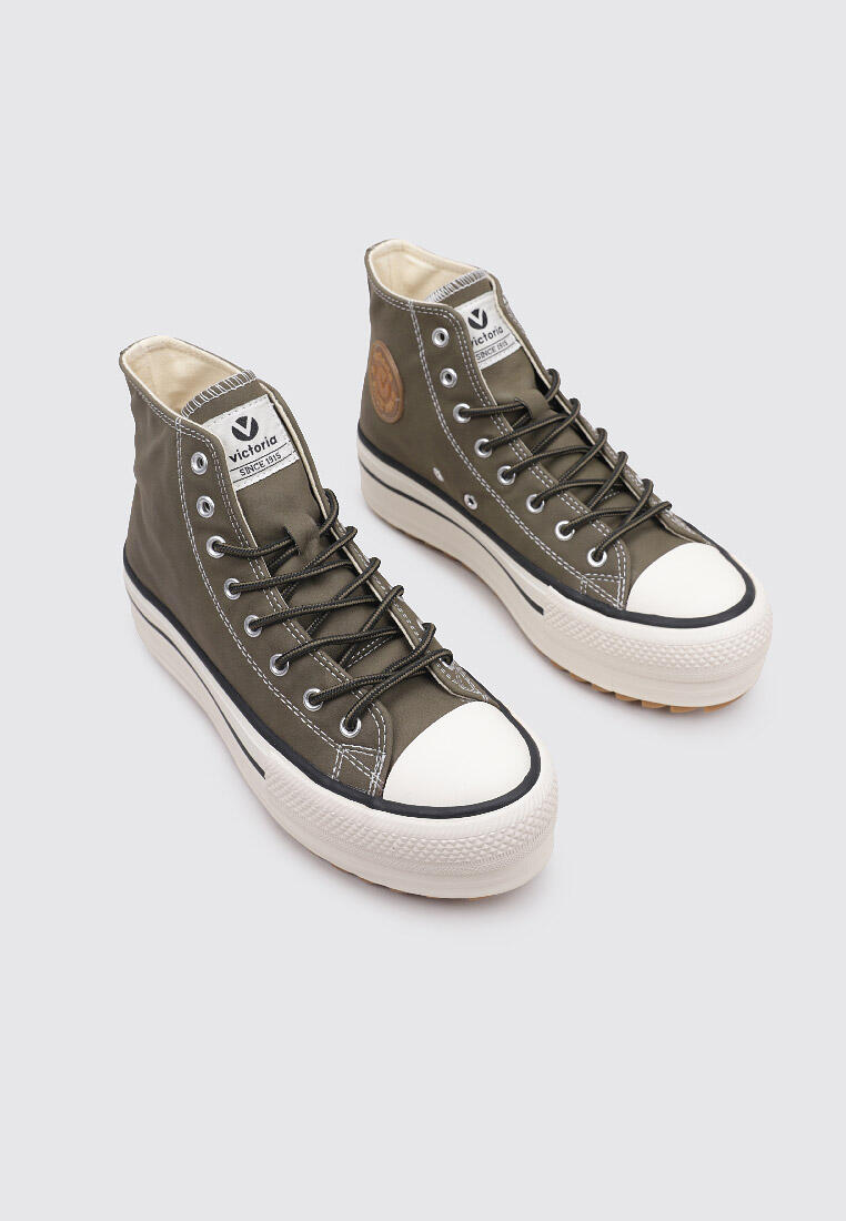 Chaussures Deportivas Mujer Victoria TRIBU DOBLE SIERRA EFECTO PIEL Vert 2/6