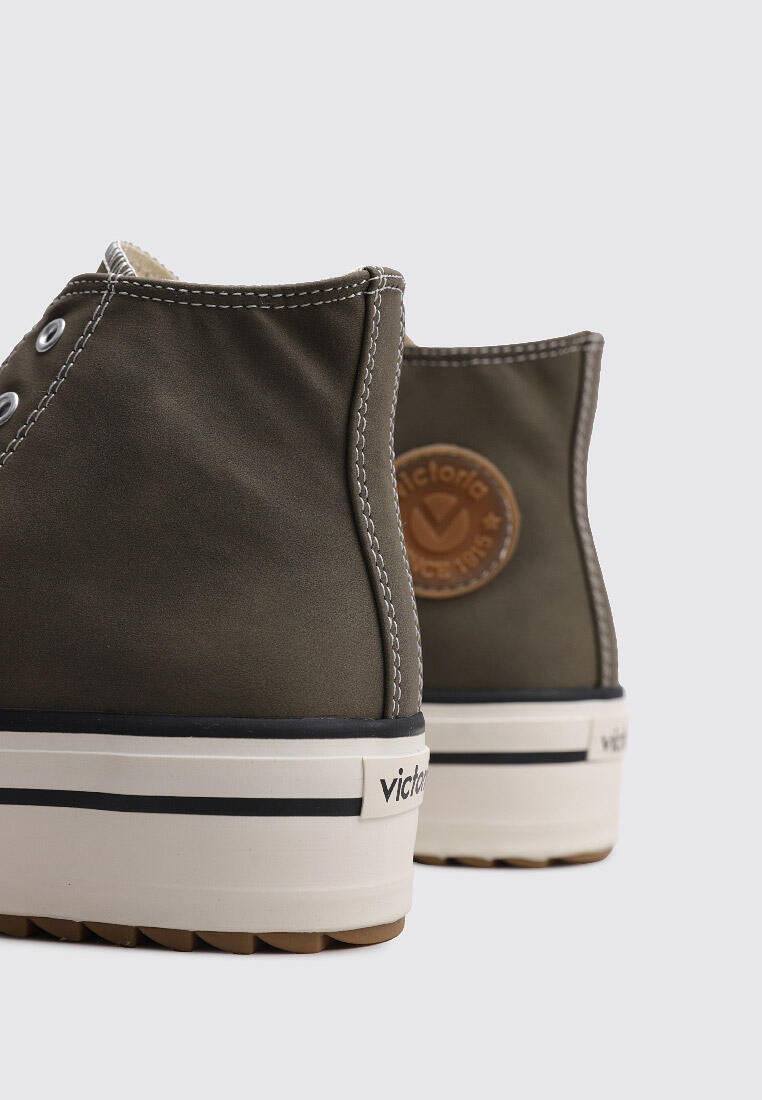 Chaussures Deportivas Mujer Victoria TRIBU DOBLE SIERRA EFECTO PIEL Vert 4/6