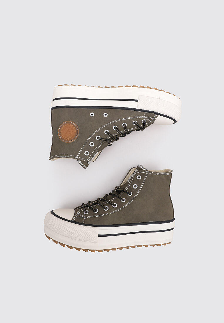 Chaussures Deportivas Mujer Victoria TRIBU DOBLE SIERRA EFECTO PIEL Vert 5/6