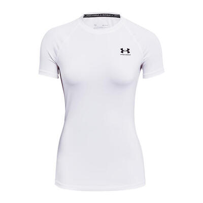 Under armour heatgear compressie trainings-t-shirt voor dames