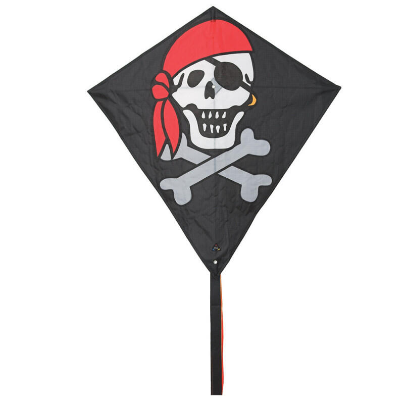 Papagaio para crianças HQ Eddy Jolly Roger 100053 Preto 68 x 68 cm 5/5