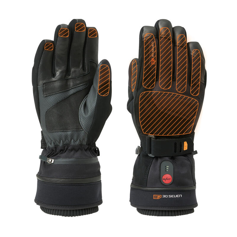 Gants Chauffants Unisexes - Gants extra-chauds avec Isolation Primaloft - Noir