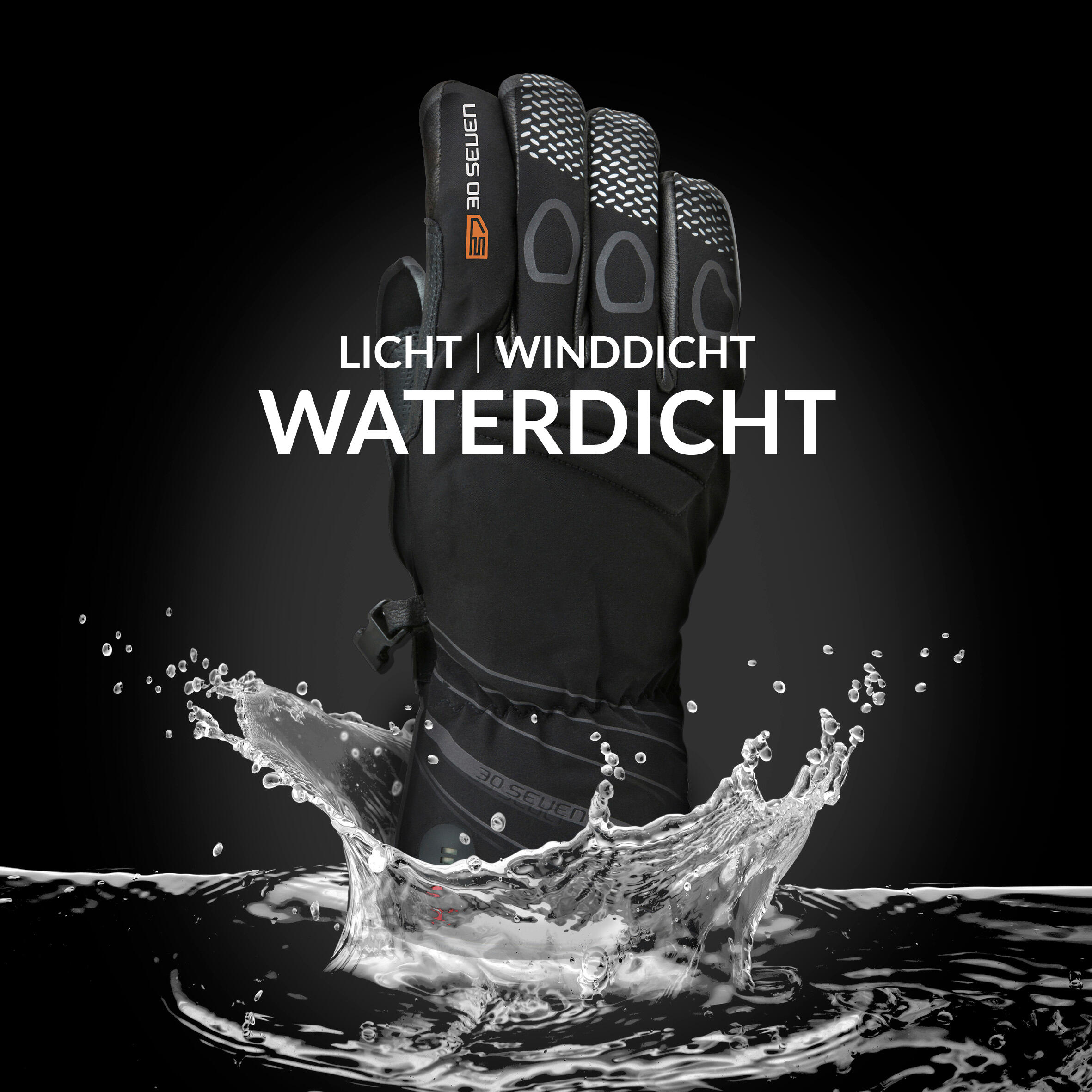 Beheizbare Handschuhe wind- und wasserdicht
