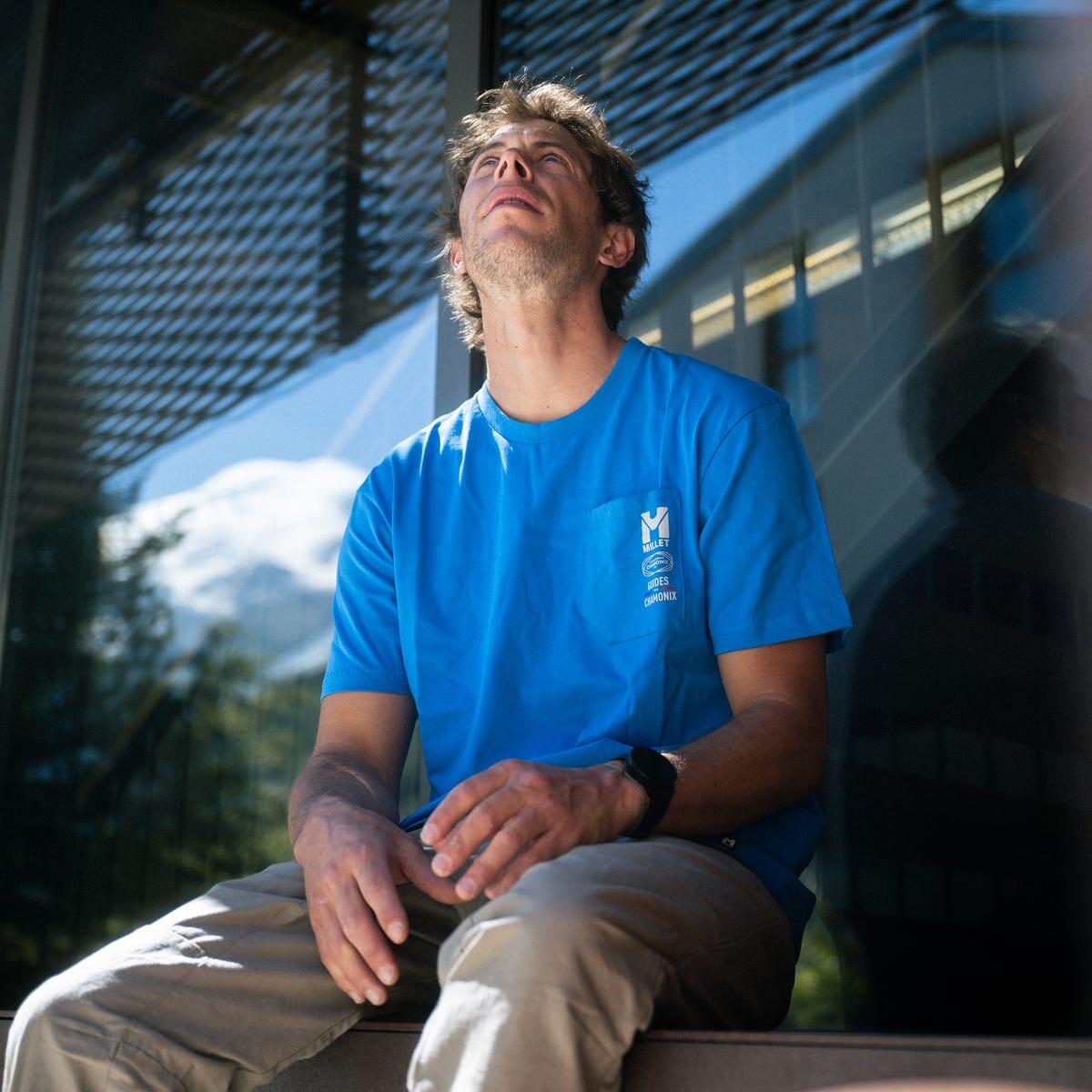 T-shirt Arrampicata Uomini  COMPAGNIE DES GUIDES CHAMONIX POCKET 4/4