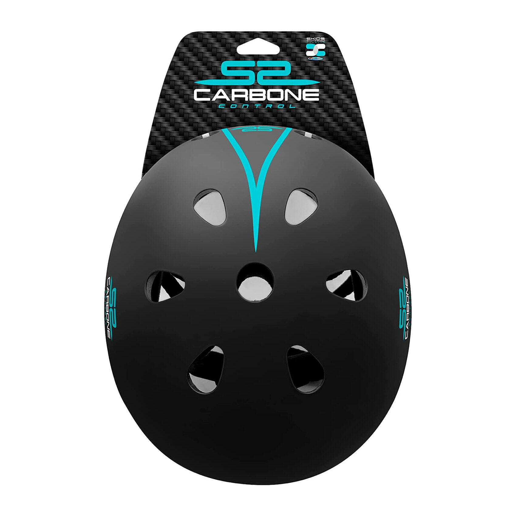 Casco da ciclismo per bambini Skids Control Carbone 53-57 cm 2/3