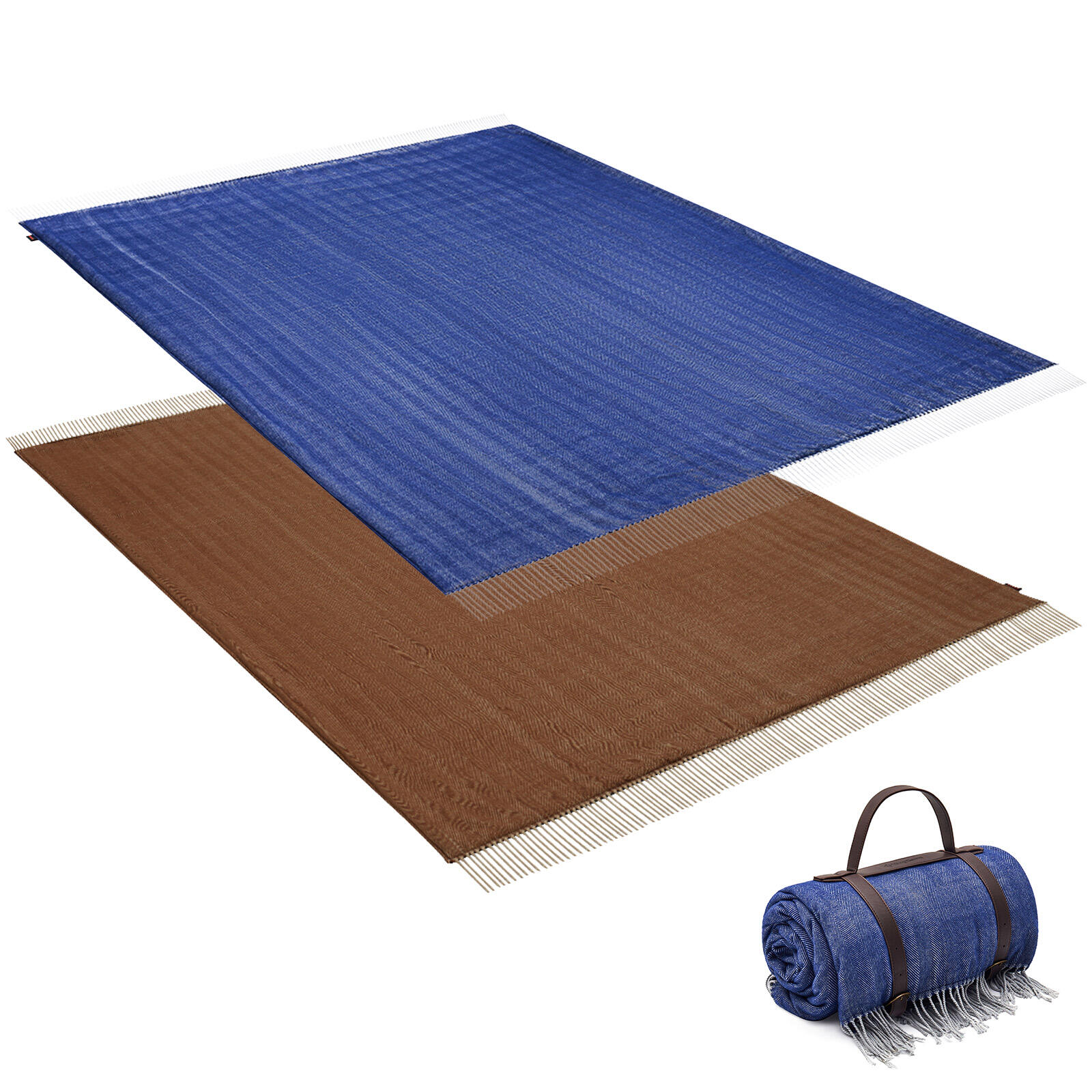 Camping Decke Merida Picknick Strand Park Decke Wolle-Optik 5/5