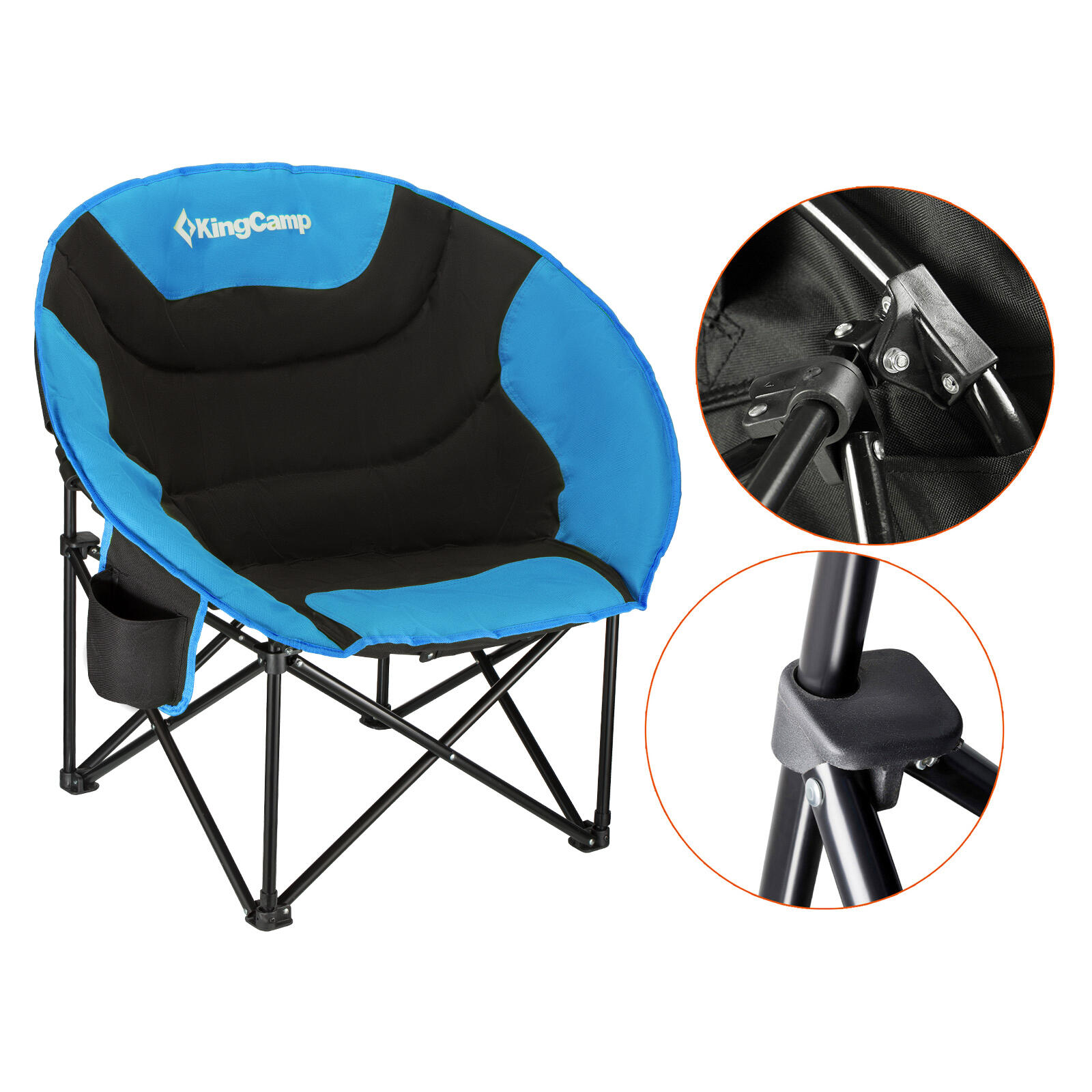 Campingstuhl MoonChair L Camping Klappstuhl Faltstuhl Angelstuhl Outdoor 120kg 5/5
