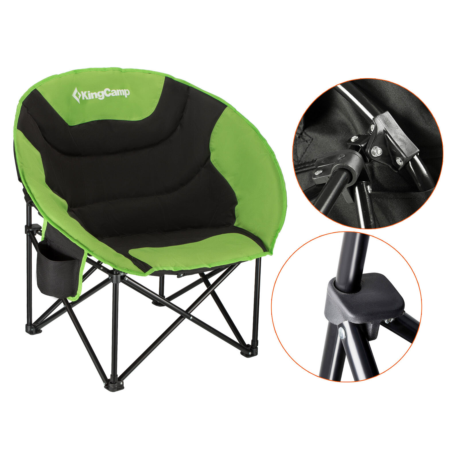 Sedia da Campeggio MoonChair L pieghevole pesca giardino Outdoor 120kg 6/7