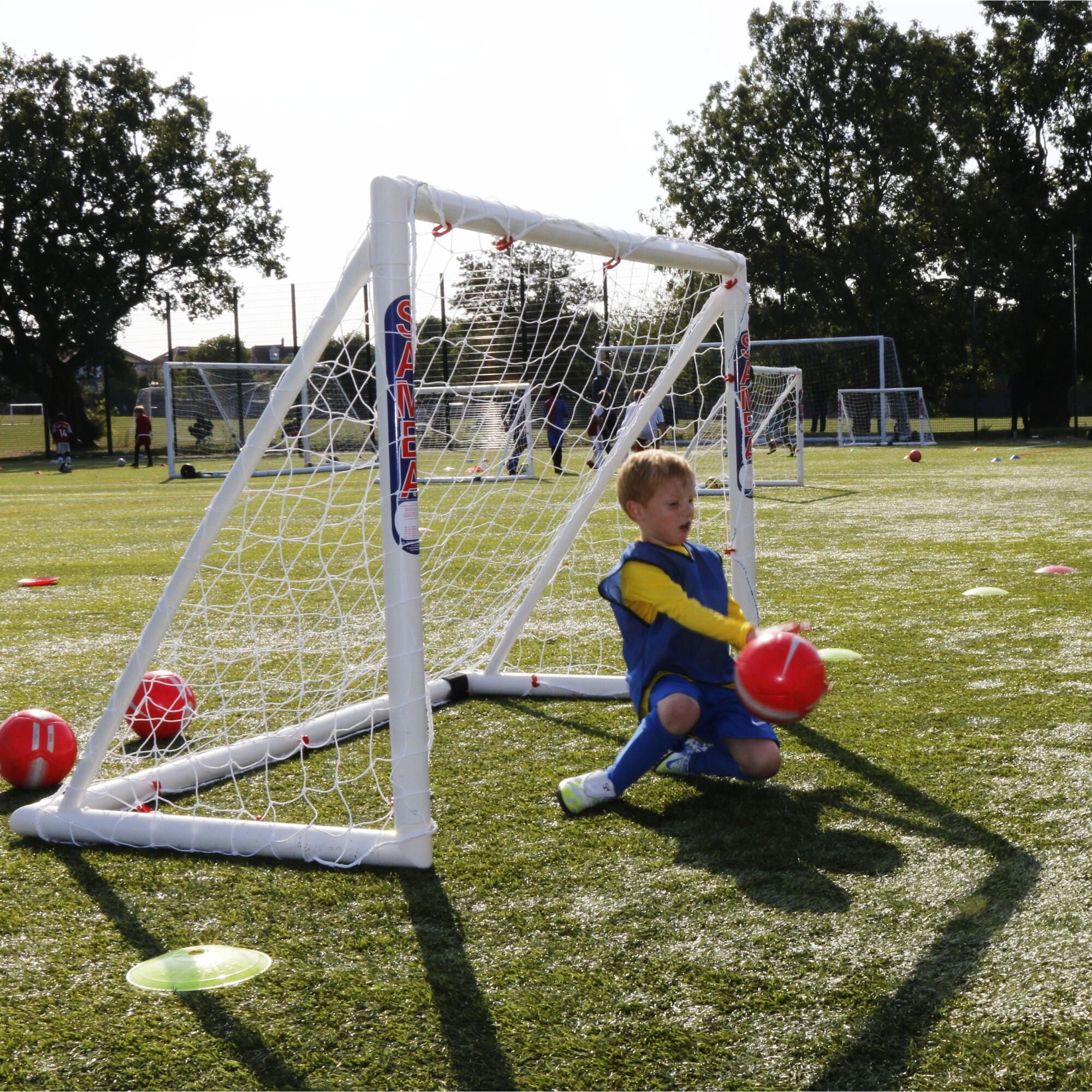 6ft x 4ft Trainer Goal WITH 5 x Marker Cones 2/8