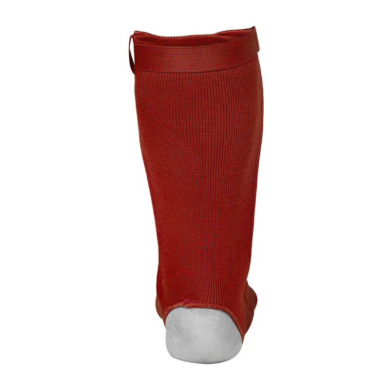 Protège-tibia élastique - Rouge