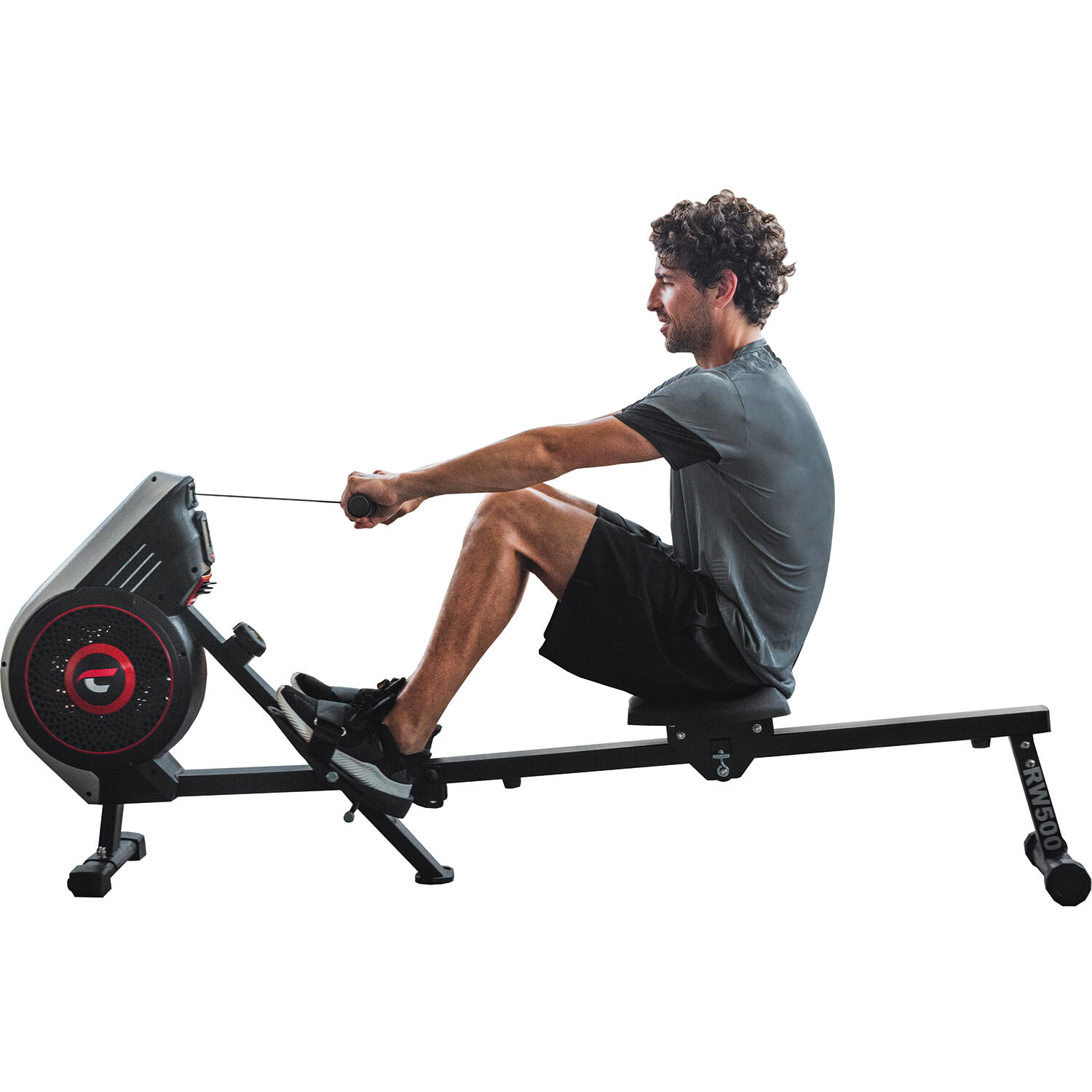 CHRISTOPEIT Rowing Machine CHRISTOPEIT RW 500 Magnetic Foldable - Black, 10 Levels