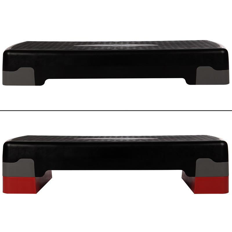 Stepper, reglabil pe inaltime, cu 2 trepte, 15cm, cu covoras ScSports