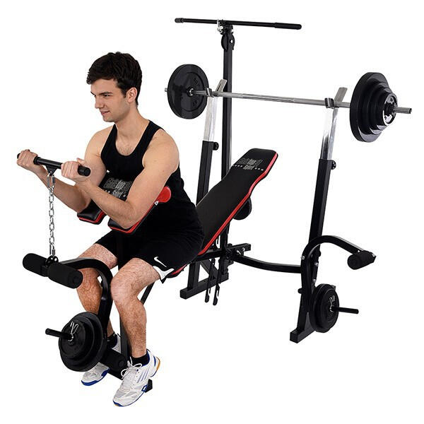 Weight Bench 7v1 Christopeit Sport® Weight Bench Power Xl Black 7/7