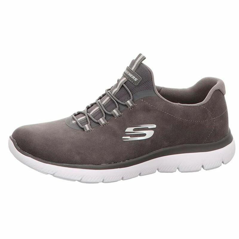 Zapatillas Deportivas Mujer Skechers Summits-Itz Bazik Gris