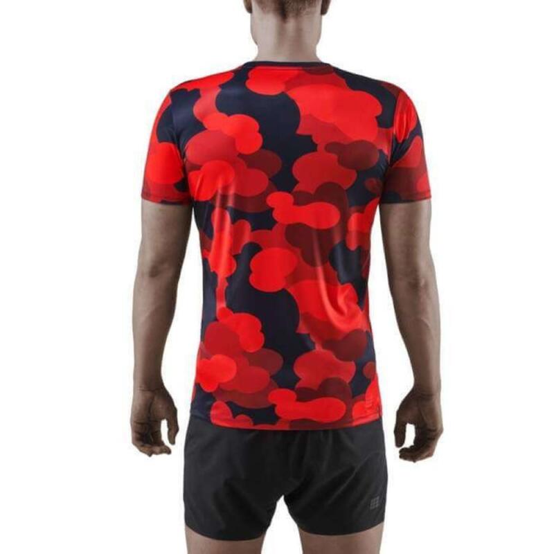 Tricou tehnic - camocloud shirt short sleeve - lava | peacoat
