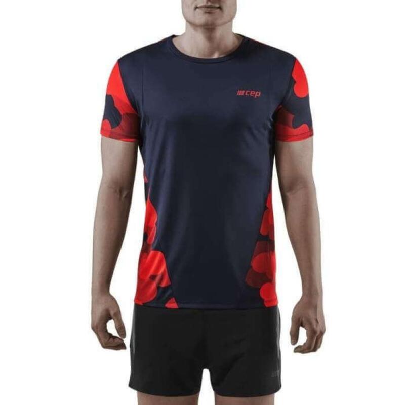 Tricou tehnic - camocloud shirt short sleeve - lava | peacoat