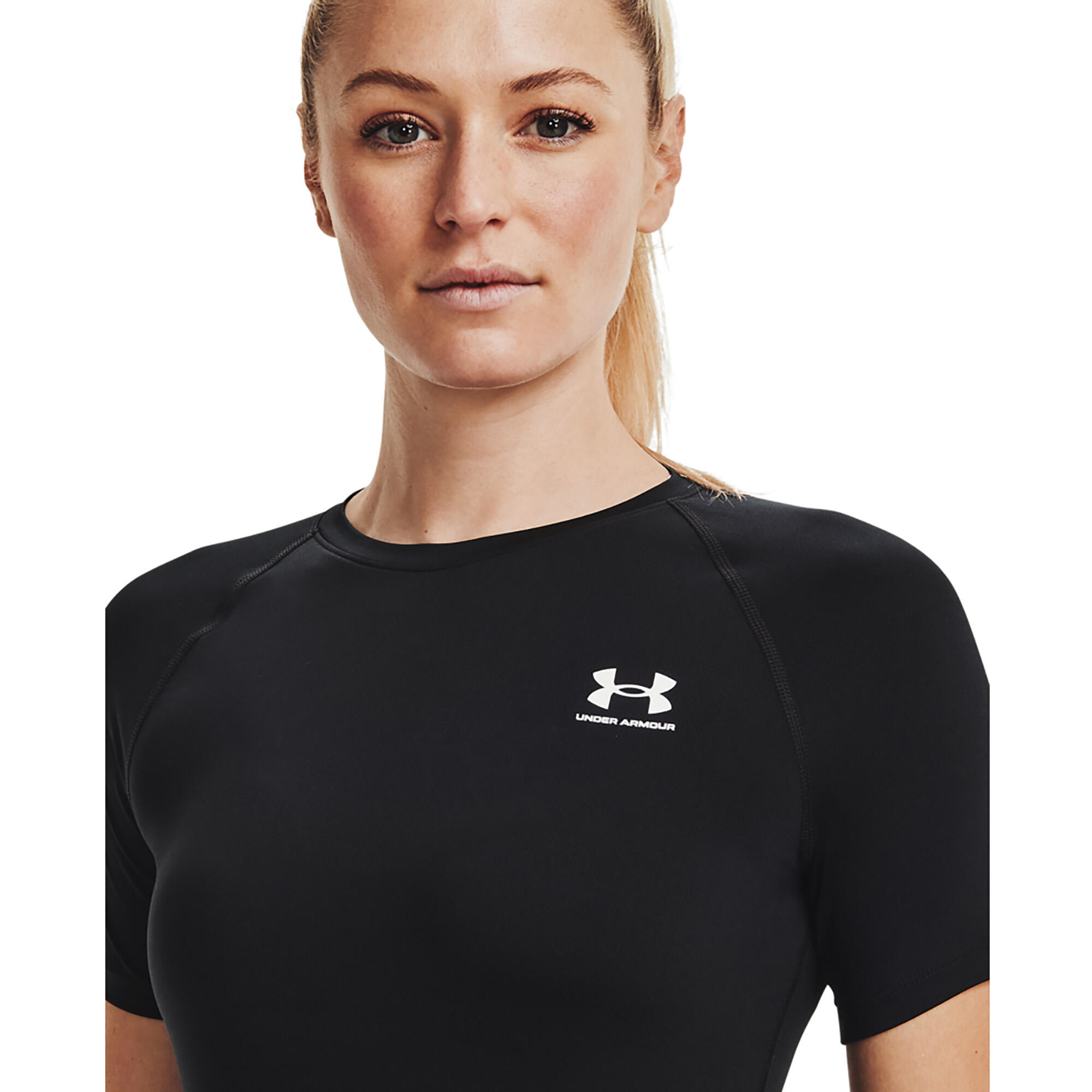 Under Armour HeatGear Kompressions-Trainings-T-Shirt für Damen 4/6