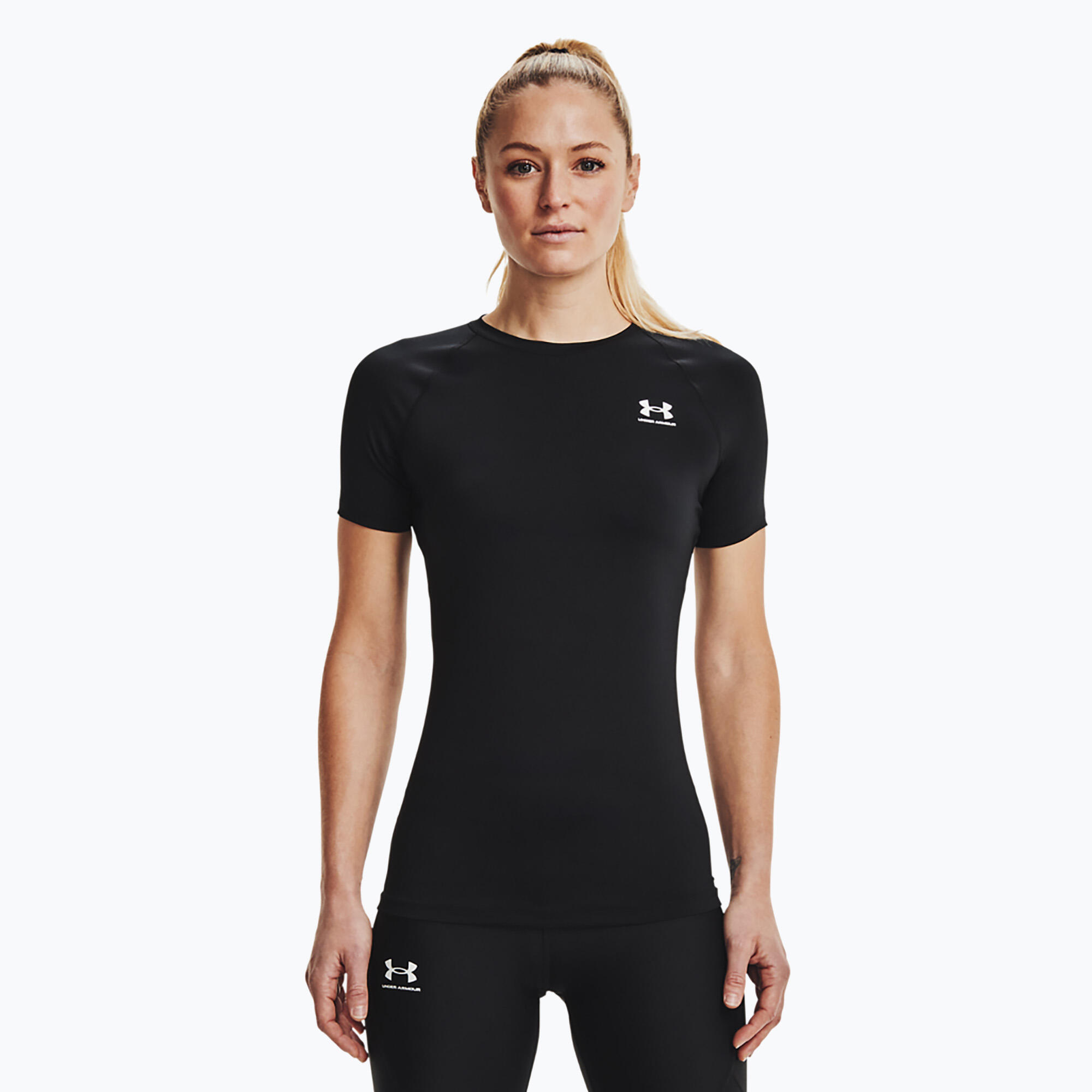 Under Armour HeatGear Kompressions-Trainings-T-Shirt für Damen 5/6