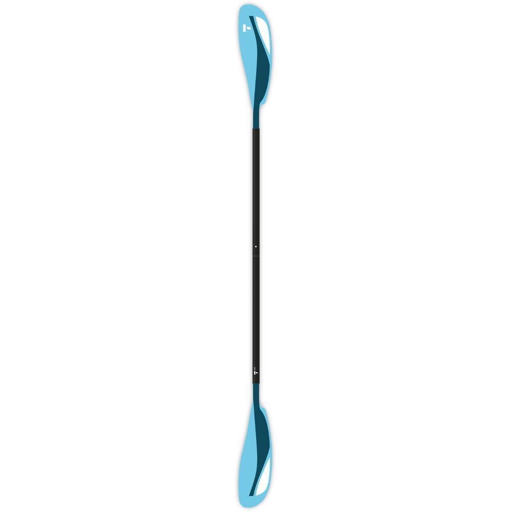 Tahe - Pagaie De Kayak Double 2 Pcs 240 Cm–loisirs Et Touring, Fabrication Française - Pagaie - Bleu|noir - 240 Cm - Decathlon