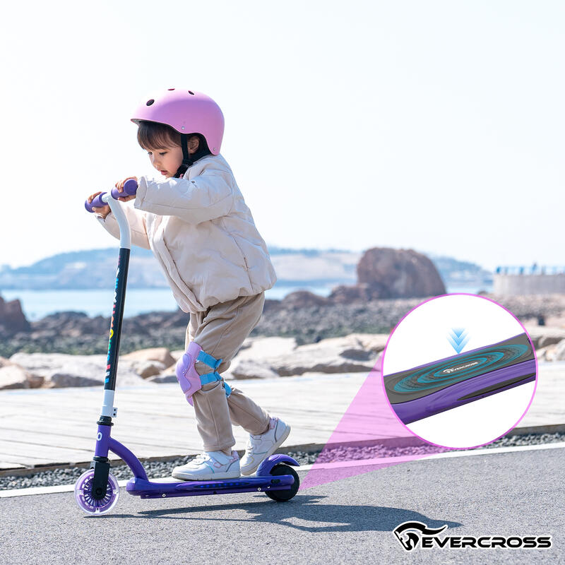 Monopattino Elettrico per Bambini EVERCROSS - E5 Viola