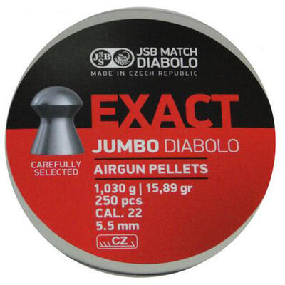 Śrut do wiatrówek Exact 1,03 grama kal. 5,50 mm 250 sztuk