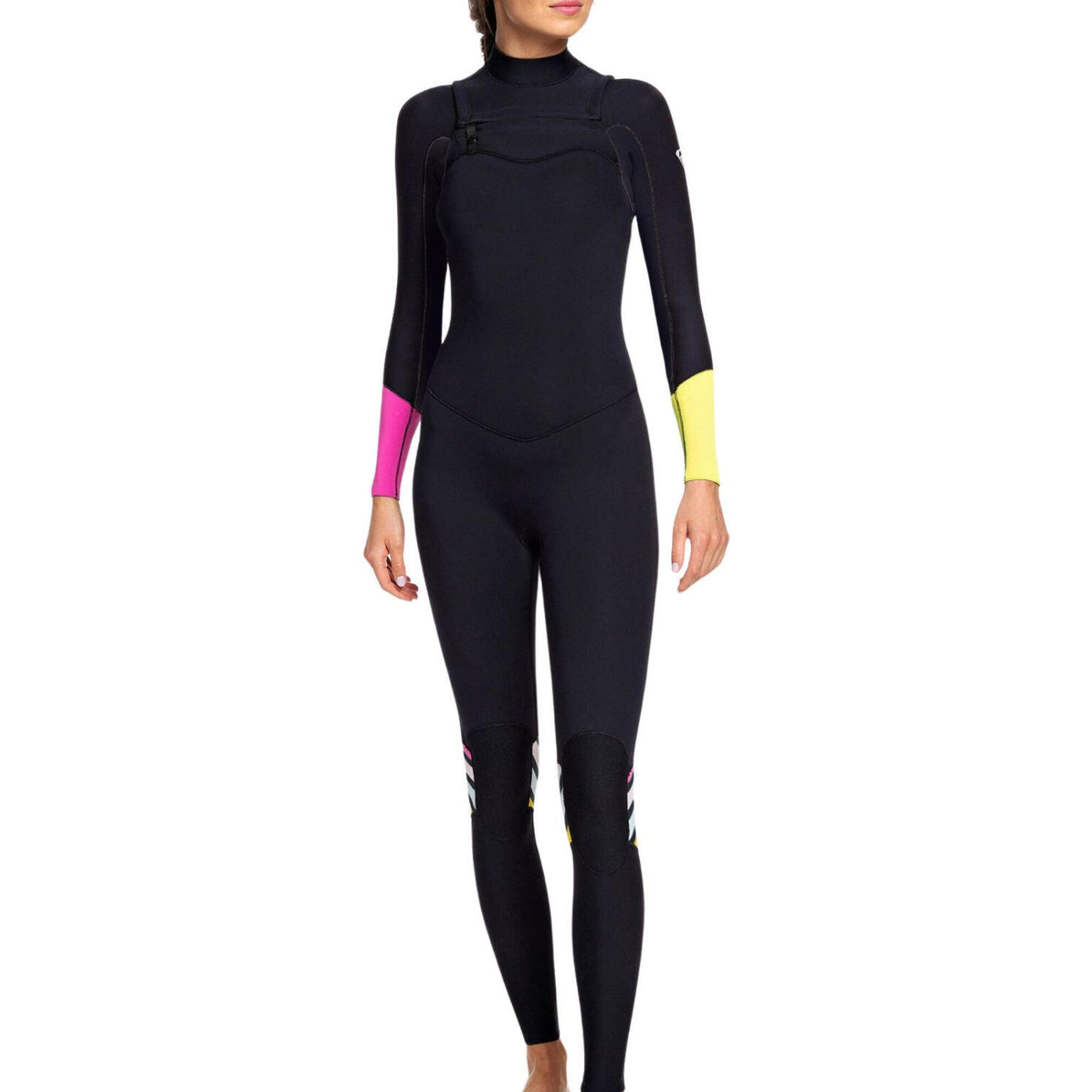 Roxy - Planche De Surf Roxy Pop Surf 2/3 Mm En Mousse Pour Femmes - Combinaison De Surf - Noir - S - Decathlon