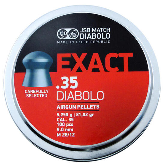 Śrut do wiatrówek Exact 5,25 grama kal. 9 mm 100 sztuk