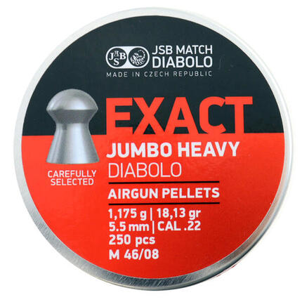 Śrut do wiatrówek Exact Heavy 1,175 grama kal. 5,52 mm 250 sztuk