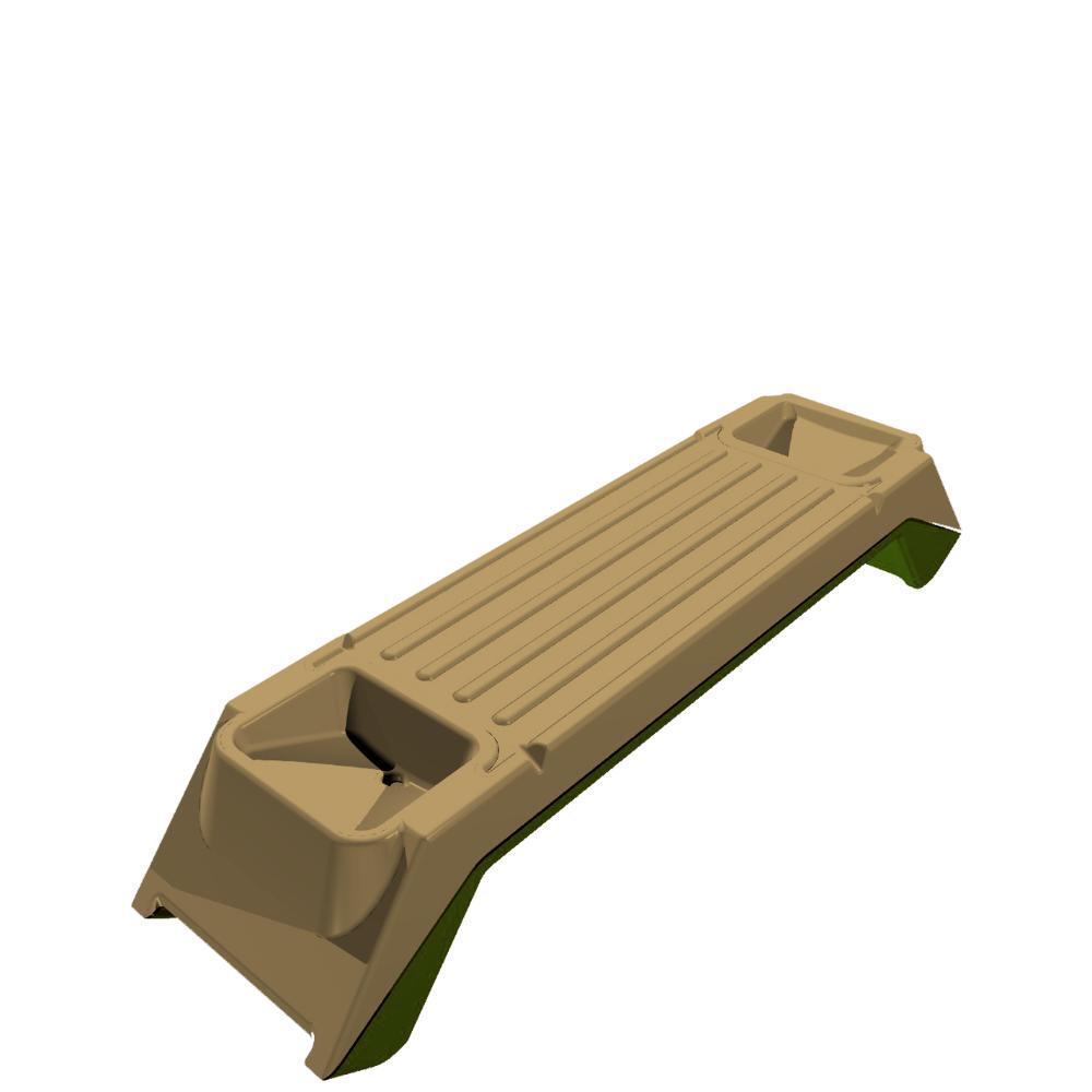 Banc Vert avec Élastique - Confort et Adaptabilité pour Bateau Sportyak 245 1/2