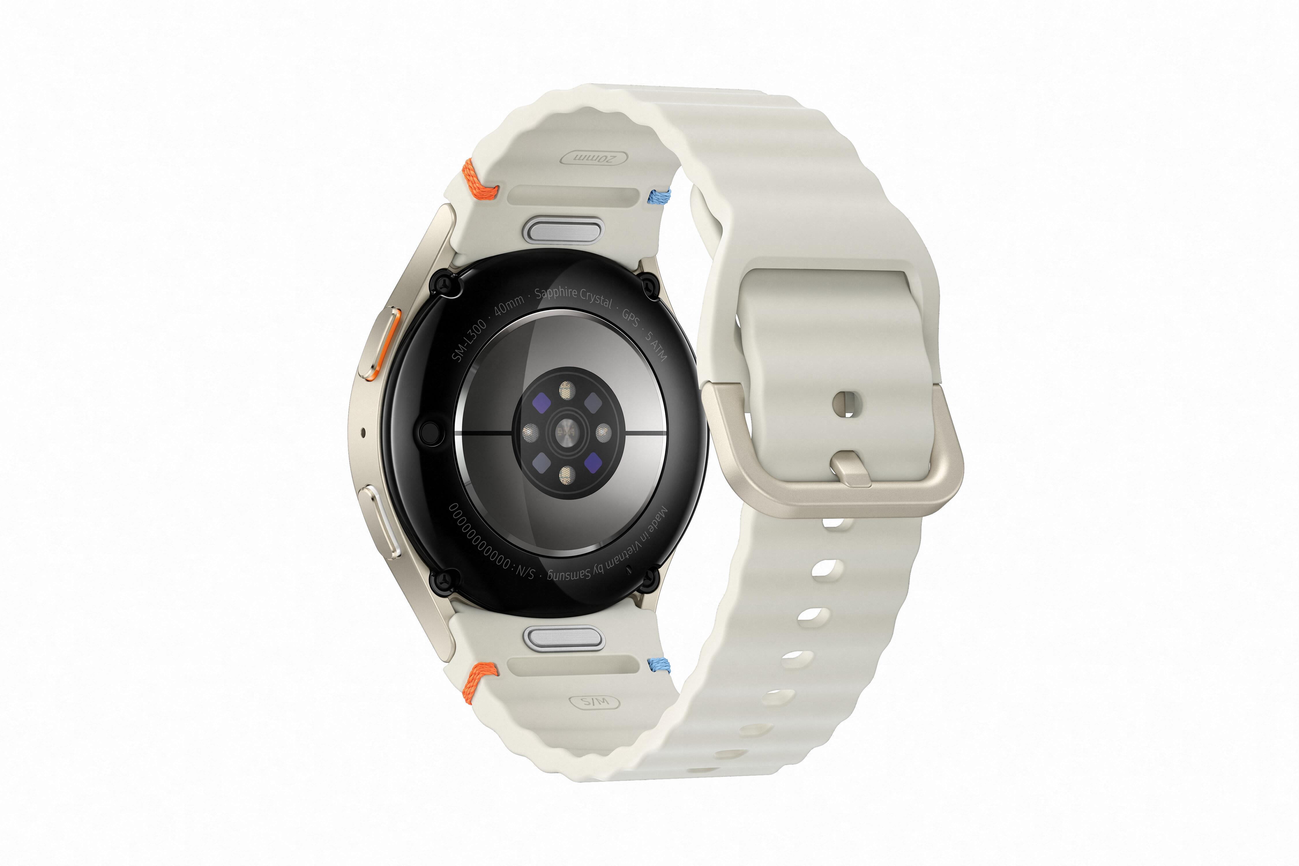 Galaxy Watch7 40mm Bluetooth Smartwatch - Cream | Decathlon