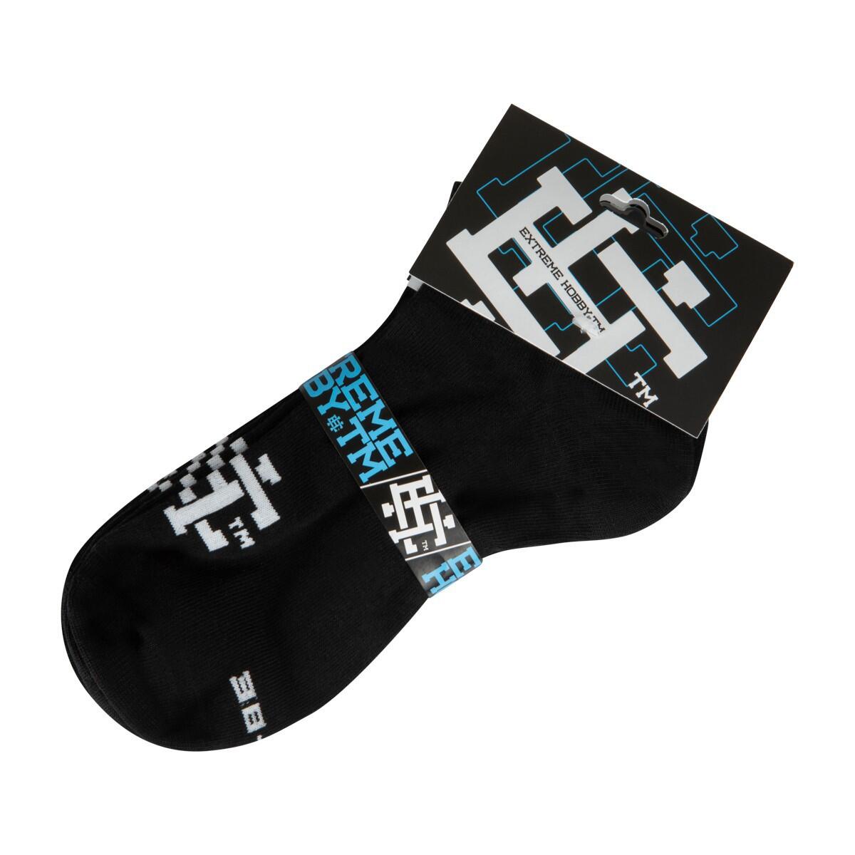 Chaussettes de sport courtes pour hommes EXTREME HOBBY HASHTAG en pack de 3 3/3