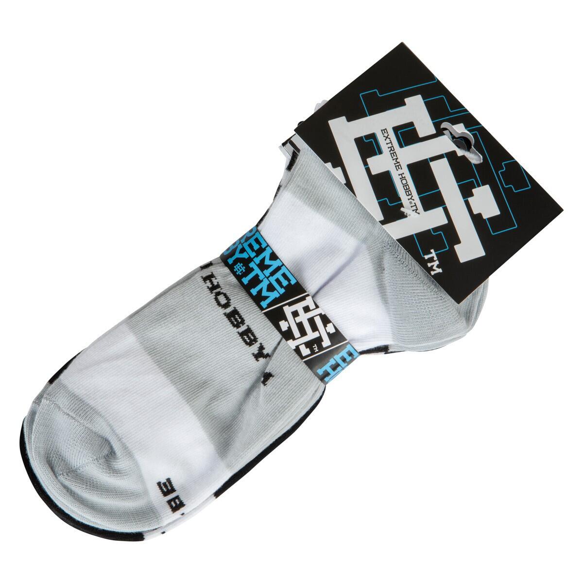 Chaussettes de sport courtes pour hommes EXTREME HOBBY STRIPES en pack de 3 5/5