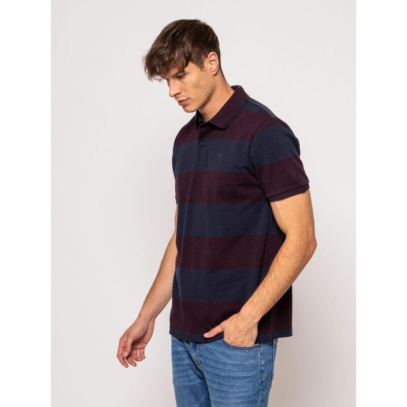 Tricou cu mânecă scurtă, cu guler, pentru bărbați DELROY