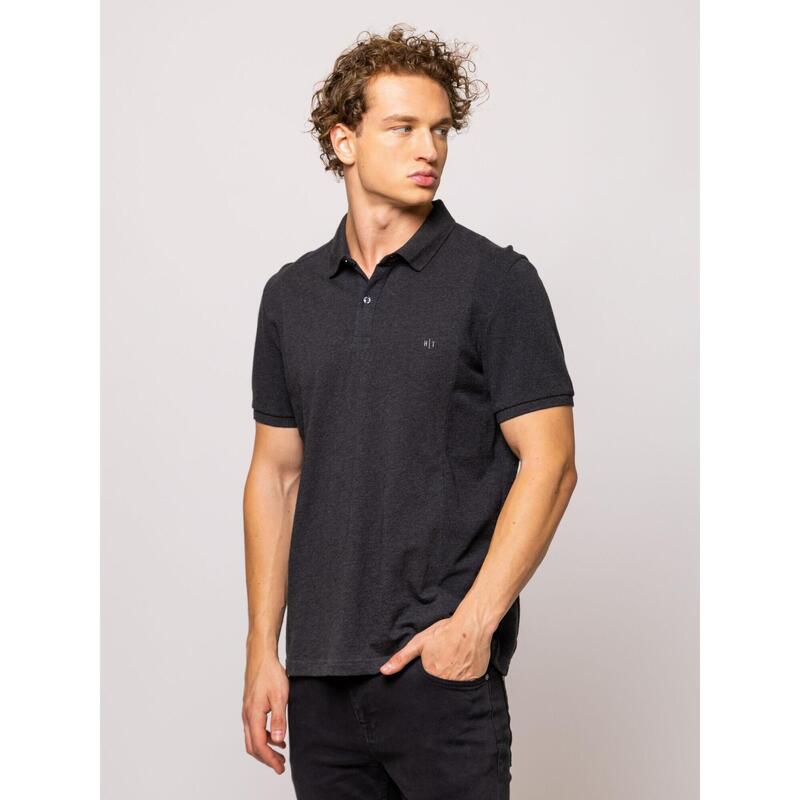Tricou cu mânecă scurtă, cu guler, pentru bărbați DROME