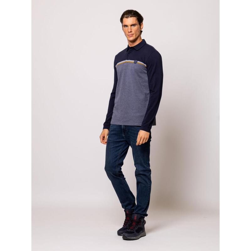 Tricou cu mânecă lungă și guler pentru bărbați CAMAR