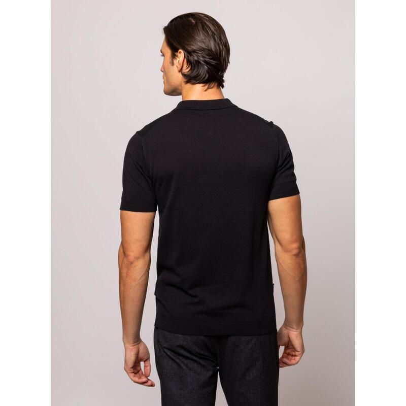 Tricou cu mânecă scurtă, cu guler, pentru bărbați DEFOT
