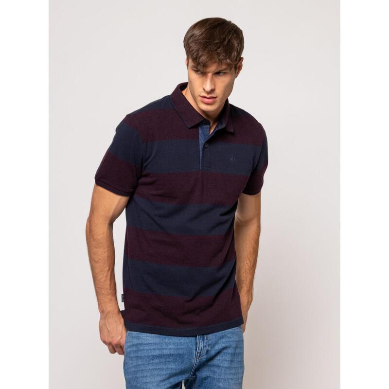 Tricou cu mânecă scurtă, cu guler, pentru bărbați DELROY