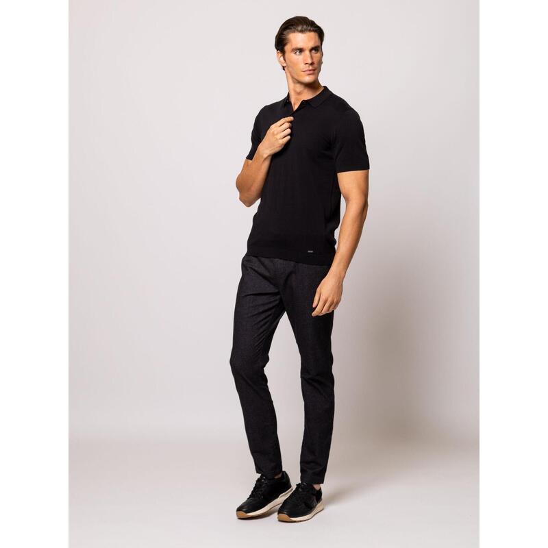 Tricou cu mânecă scurtă, cu guler, pentru bărbați DEFOT