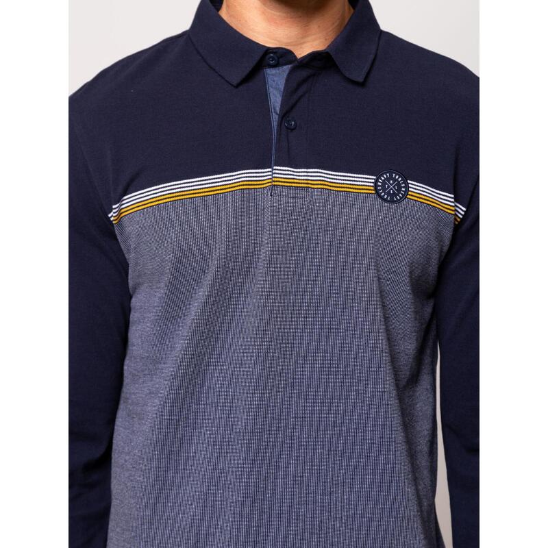 Tricou cu mânecă lungă și guler pentru bărbați CAMAR