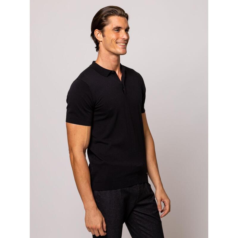 Tricou cu mânecă scurtă, cu guler, pentru bărbați DEFOT