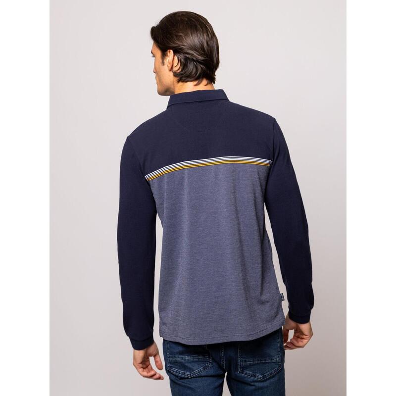 Tricou cu mânecă lungă și guler pentru bărbați CAMAR